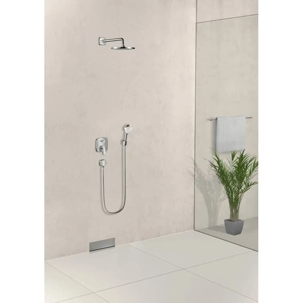 Шлангове під'єднання Hansgrohe Fixfit E зі зворотним клапаном  Matt Black Hansgrohe (26457670)