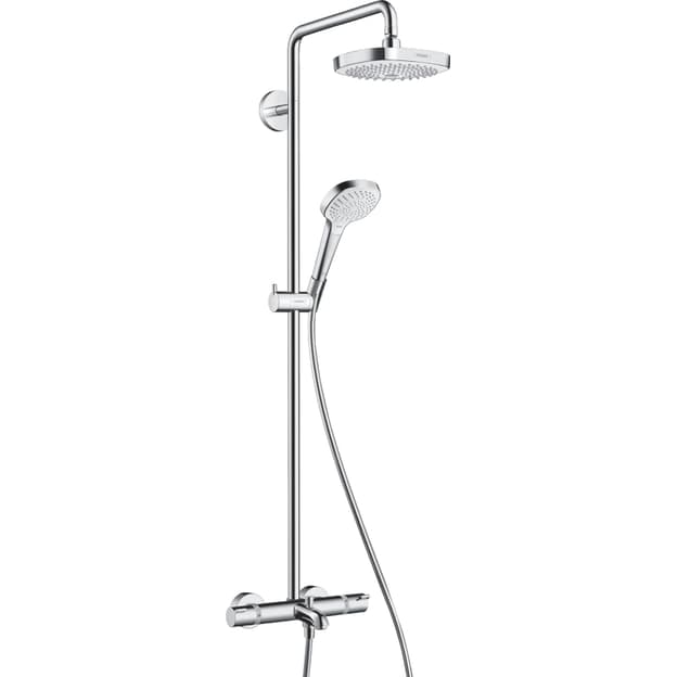 Душова система Croma Select E Showerpipe 180 2jet з термостатом Chrome/White Hansgrohe (27352400) Душова система Croma Select E Showerpipe 180 2jet з термостатом Chrome/White Hansgrohe (27352400)