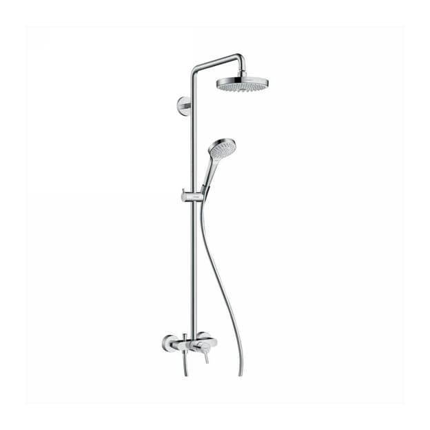 Душова система Croma Select S 180 2jet Showerpipe зі змішувачем Chrome/White Hansgrohe (27255400) Душова система Croma Select S 180 2jet Showerpipe зі змішувачем Chrome/White Hansgrohe (27255400)