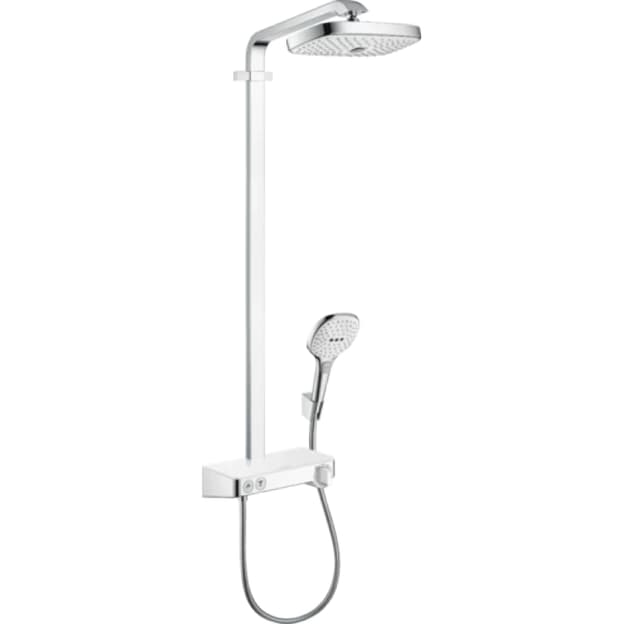 Душова система Raindance Select E Showerpipe 300 2jet EcoSmart White/Chrome Hansgrohe (27283400) Душова система Raindance Select E Showerpipe 300 2jet EcoSmart White/Chrome Hansgrohe (27283400)