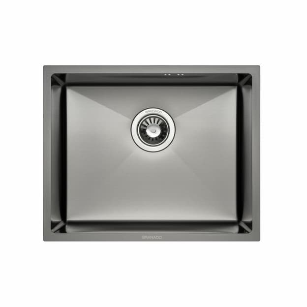 Мийка сталева Under top max STEEL S201 black (530*430*220mm) GRANADO Мийка сталева Under top max STEEL S201 black (530*430*220mm) GRANADO