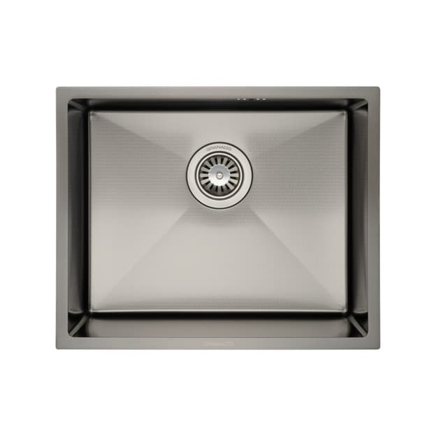 Мойка стальная Under top max STEEL S201 black honeycomb (530*430*220mm) GRANADO Мойка стальная Under top max STEEL S201 black honeycomb (530*430*220mm) GRANADO