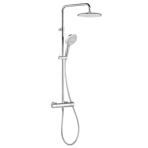 Душевая система с термостатом FRESHLINE DUAL SHOWER SYSTEM DN 15 KLUDI Душевая система с термостатом FRESHLINE DUAL SHOWER SYSTEM DN 15 KLUDI