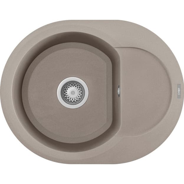 Мийка граніт EASY ROUND Tortora 43 ELLECI Мийка граніт EASY ROUND Tortora 43 ELLECI