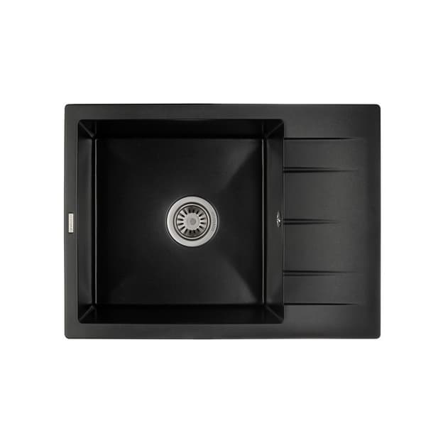 Мийка LINARES black shine (675*495mm.) граніт Granado Мийка LINARES black shine (675*495mm.) граніт Granado