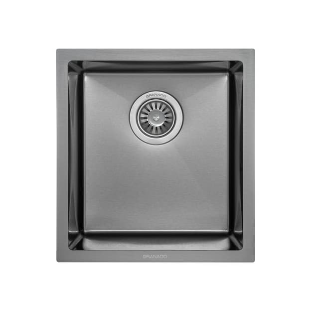 Мойка стальная Under top mini STEEL S201 black (400*430*220mm) GRANADO Мойка стальная Under top mini STEEL S201 black (400*430*220mm) GRANADO