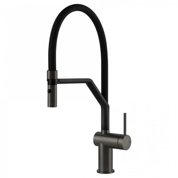 Смеситель для кухни Inedito Black Metal Brushed GHRC (60429126) Gessi Смеситель для кухни Inedito Black Metal Brushed GHRC (60429126) Gessi