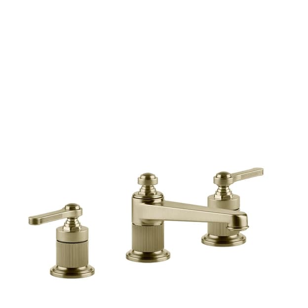 Змішувач для умивальника Gessi Venti 20 на 3 отвори, низький Bruched Brass PVD (65013727) Gessi Змішувач для умивальника Gessi Venti 20 на 3 отвори, низький Bruched Brass PVD (65013727) Gessi