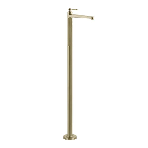 Змішувач для умивальника Venti 20, підлоговий, зовнішня частина Brushed Brass PVD (65095727) Gessi Змішувач для умивальника Venti 20, підлоговий, зовнішня частина Brushed Brass PVD (65095727) Gessi