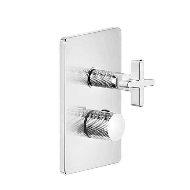 Термостат Inciso з 3 виходами, зовнішня частина Chrome (58236031) Gessi Термостат Inciso з 3 виходами, зовнішня частина Chrome (58236031) Gessi