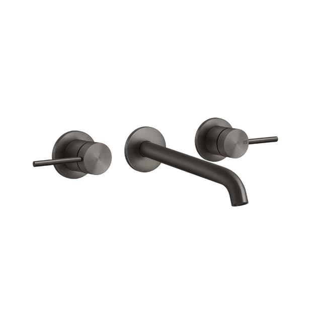 Змішувач для умивальника на 3 отвори 316 зовнішня частина Black Metal Brushed PVD (54094-707) Gessi Змішувач для умивальника на 3 отвори 316 зовнішня частина Black Metal Brushed PVD (54094-707) Gessi