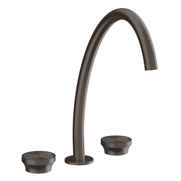 Змішувач для умивальника високий на 3 отвори Origini Black Metal Brushed PVD (66016707) Gessi Змішувач для умивальника високий на 3 отвори Origini Black Metal Brushed PVD (66016707) Gessi