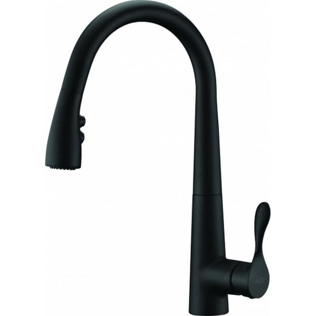 Змішувач STABILI чорний матовий Blue Water (5901730615920)