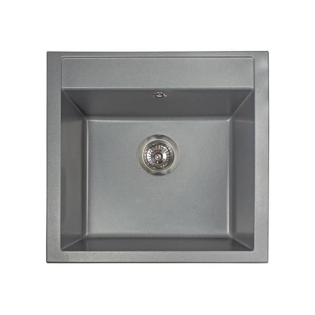 Кухонна мийка BODRUM 510 gray mirastone Miraggio Кухонна мийка BODRUM 510 gray mirastone Miraggio