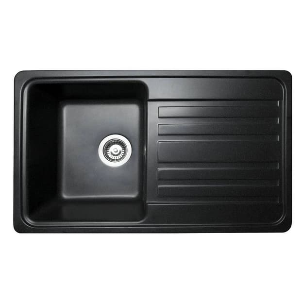 Кухонна мийка VERSAL black shine mirastone Miraggio Кухонна мийка VERSAL black shine mirastone Miraggio
