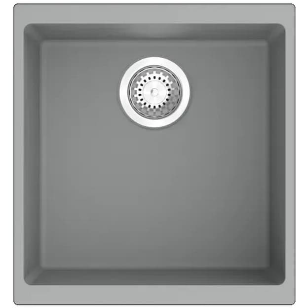 Мийка граніт Navio 43x46 Grey Metallic Fabiano