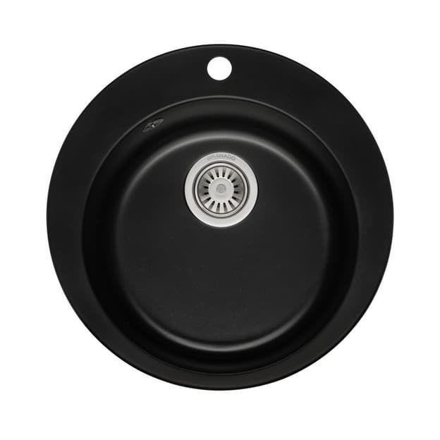 Мийка VITORIA black shine (D=510mm.) граніт Granado