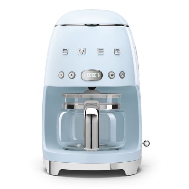 Кавоварка крапельна DCF02PBEU пастельно-блакитний Smeg (50'S RETRO STYLE) Кавоварка крапельна DCF02PBEU пастельно-блакитний Smeg (50'S RETRO STYLE)