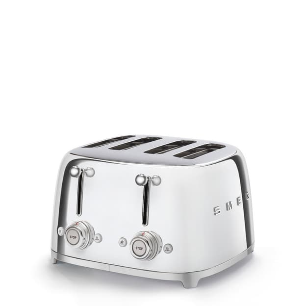 Тостер електричний TSF03SSEU нержавіюча сталь Smeg (50'S RETRO STYLE) Тостер електричний TSF03SSEU нержавіюча сталь Smeg (50'S RETRO STYLE)