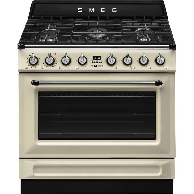 Варильний центр TR90GMP 90 см кремовий Smeg (VICTORIA)