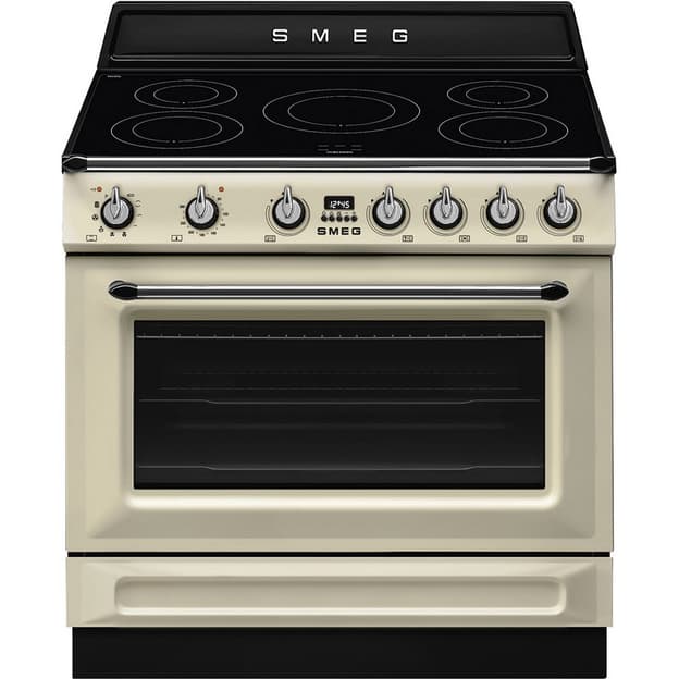 Варильний центр TR90IPP 90 см кремовий Smeg (VICTORIA) Варильний центр TR90IPP 90 см кремовий Smeg (VICTORIA)