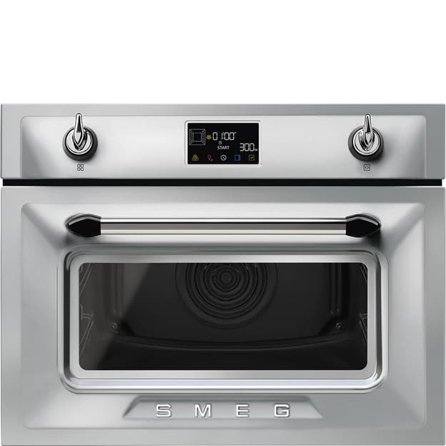 Компактна духова шафа SO4902M1X з мікрохвилями Smeg (VICTORIA)