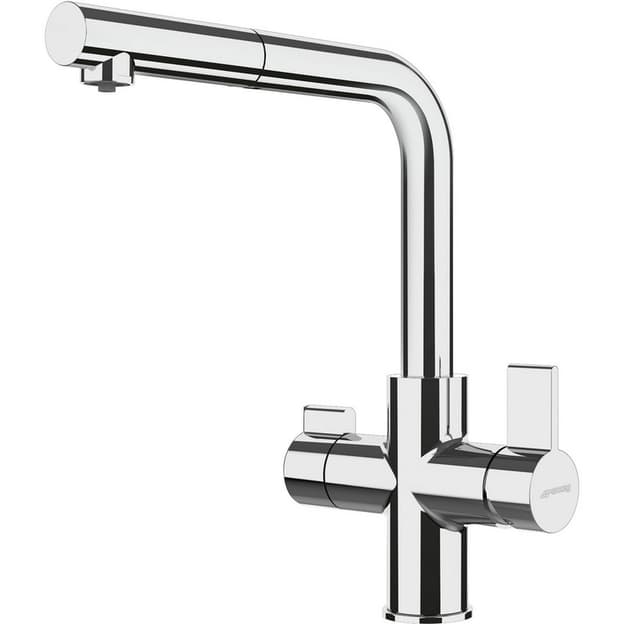 Змішувач MAFD1CR з фільтром для води, хром Smeg (UNIVERSAL) Змішувач MAFD1CR з фільтром для води, хром Smeg (UNIVERSAL)