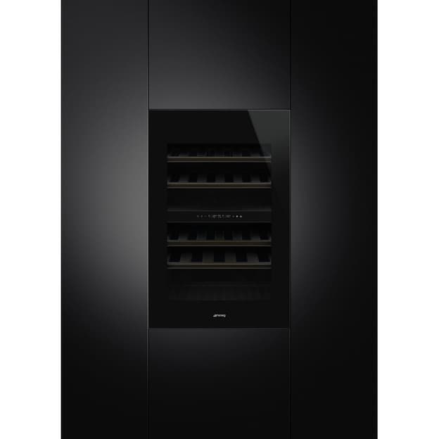 Вбудована винна шафа CVI040BE1 40 пляшок, 88 см, петлі змінні Smeg (UNIVERSAL) Вбудована винна шафа CVI040BE1 40 пляшок, 88 см, петлі змінні Smeg (UNIVERSAL)