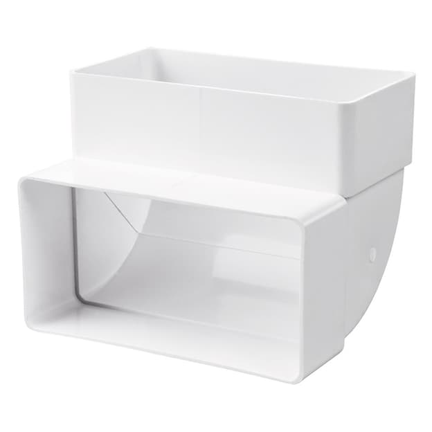 Колено вертикальное 60*204 под 90° VENTS (8282) Колено вертикальное 60*204 под 90° VENTS (8282)