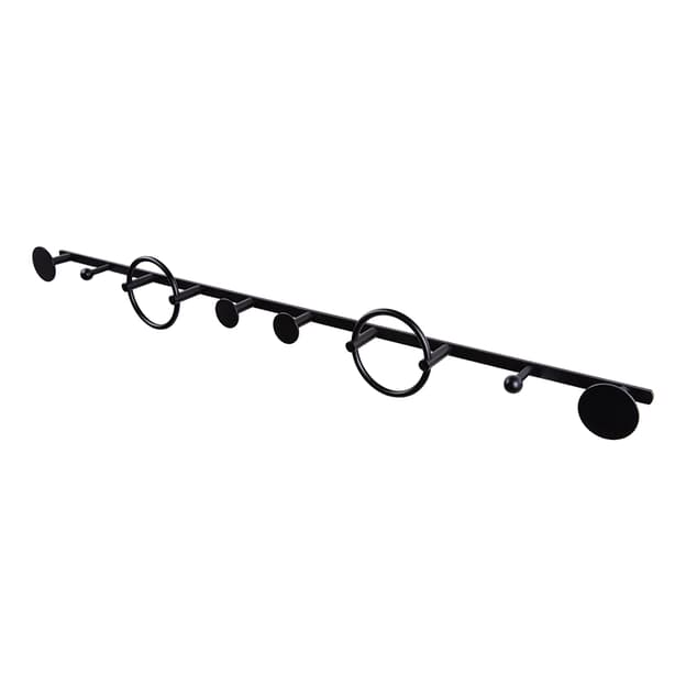 Вешалка с крючками Ferro Fiori BR 0929, черный Вешалка с крючками Ferro Fiori BR 0929, черный