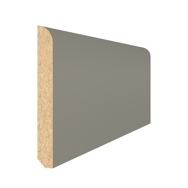 Плинтус MDF AGT SPR-9011 728 Серый шёлк Soft Touch 2800х100х12 мм (уп.10 шт.)