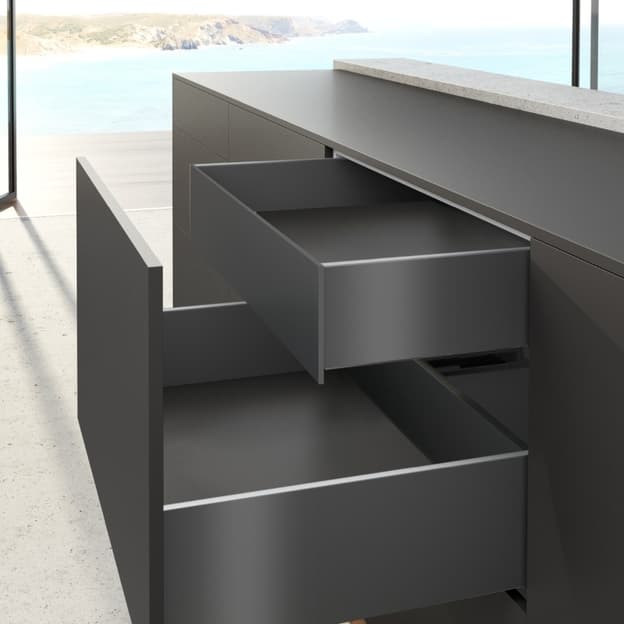 Комплект внутреннего ящика AvanTech YOU Q L=600 H=139 ШК=600 антрацит Hettich