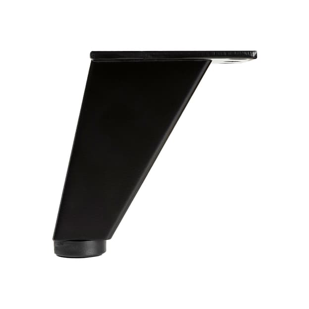 Ножка мебельная, TS 0028 h=100мм, max 150кг, черный Ножка мебельная, TS 0028 h=100мм, max 150кг, черный