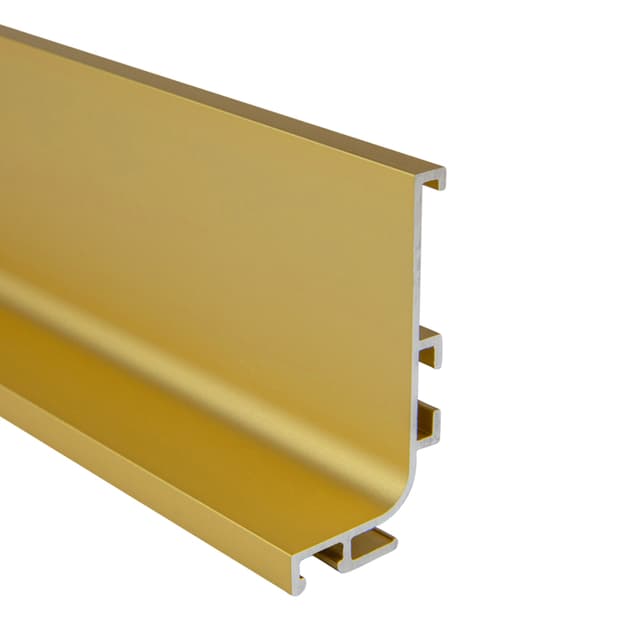 Профіль GOLA горизонтальний з пазом для LED Ferro Fiori, L = 4100 мм, type L, золото анод. Профіль GOLA горизонтальний з пазом для LED Ferro Fiori, L = 4100 мм, type L, золото анод.