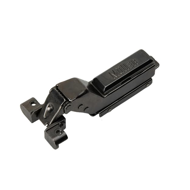 Петля Clip-On, 95°, для алюминевого профиля, внутренняя, с доводчиком, чёрный, 3D Muller Profi Line Петля Clip-On, 95°, для алюминевого профиля, внутренняя, с доводчиком, чёрный, 3D Muller Profi Line