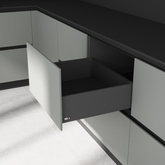 Комплект для ящика Muller Box profi line 3D L=350 Н=127 антрацит Комплект для ящика Muller Box profi line 3D L=350 Н=127 антрацит