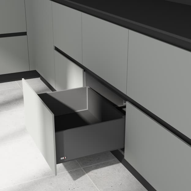 Комплект для ящика Muller Box profi line 3D L=300 Н=178 антрацит Комплект для ящика Muller Box profi line 3D L=300 Н=178 антрацит