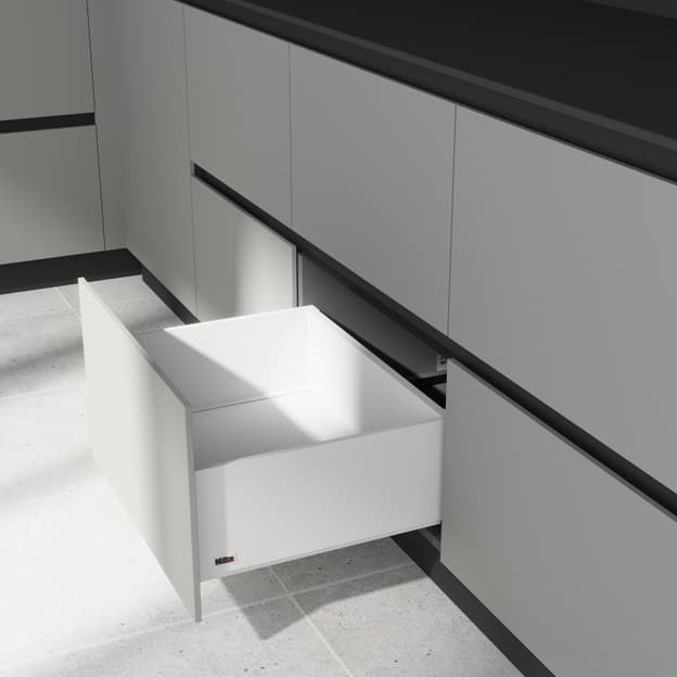 Комплект для шухляди Muller Box profi line 3D L=350 Н=178 білий Комплект для шухляди Muller Box profi line 3D L=350 Н=178 білий