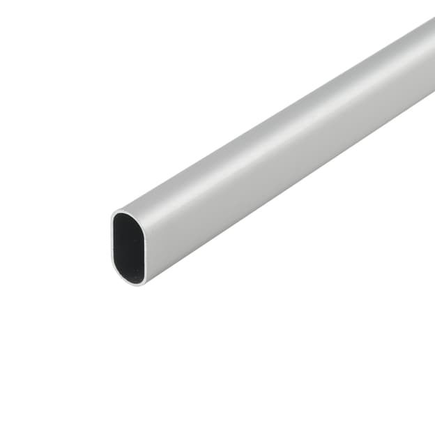 Труба овальная Ferro Fiori M 11090 30х15, L=3000mm, матовый алюминий (м.п) Труба овальная Ferro Fiori M 11090 30х15, L=3000mm, матовый алюминий (м.п)