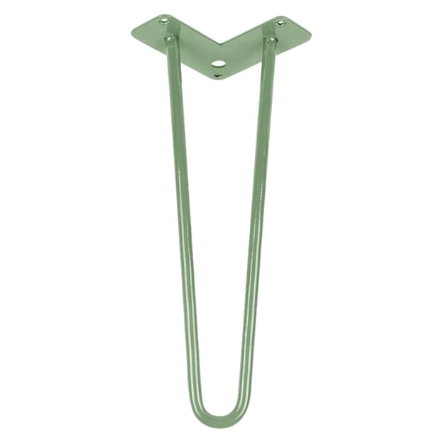 Ніжка меблева HAIRPIN Leg 2ROD h36см RAL 6021 Ніжка меблева HAIRPIN Leg 2ROD h36см RAL 6021
