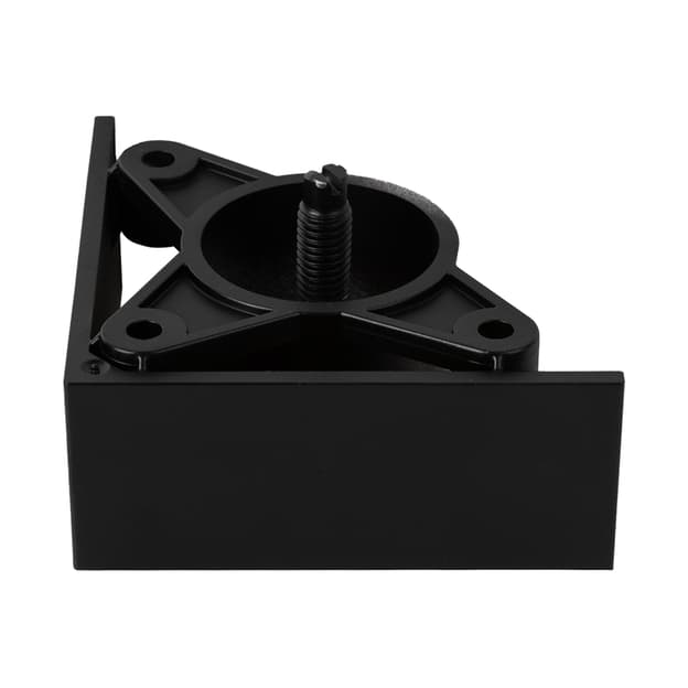 Мебельная ножка Ferro Fiori PL 736 R, h=35, макс. 750 кг, чёрный Мебельная ножка Ferro Fiori PL 736 R, h=35, макс. 750 кг, чёрный