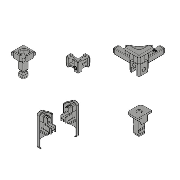 FurnSpin CADRO Standart, комплект без профилей, белый матовый (9360730) Hettich FurnSpin CADRO Standart, комплект без профилей, белый матовый (9360730) Hettich