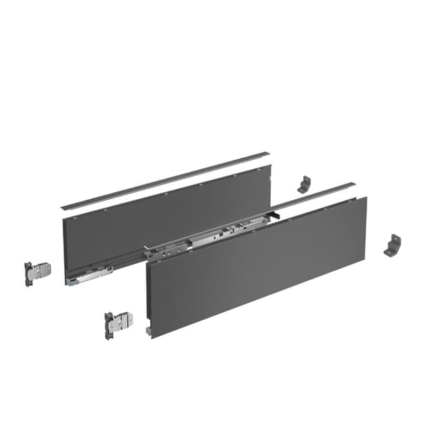 AvanTech YOU Комплект боковин (без крепления) H=139, L=270мм, антрацит (9255333) Hettich AvanTech YOU Комплект боковин (без крепления) H=139, L=270мм, антрацит (9255333) Hettich