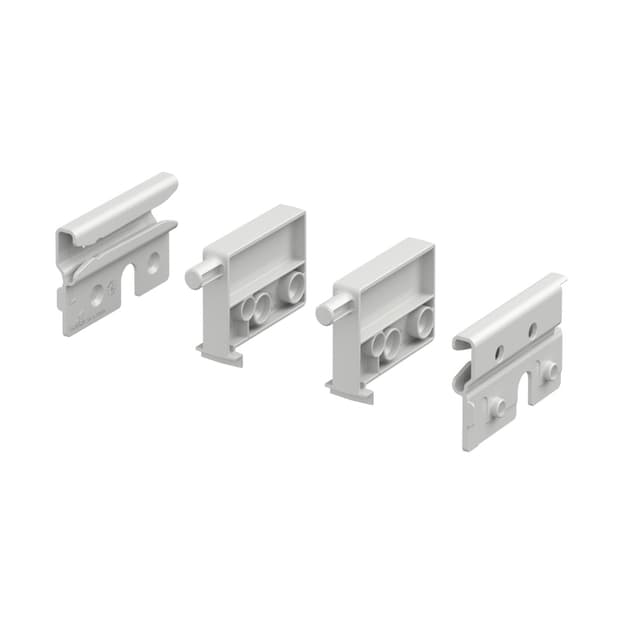 Фиксатор выдвижной полки, белый, комплект (Actro 5D, Quadro V6 5D/V6 YOU /V6 EB 20) (9257725) Hettic