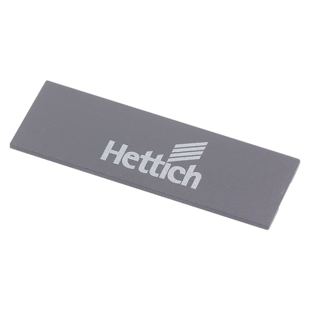 Заглушка Atira с логотипом "Hettich", антрацит (9194648) Hettich