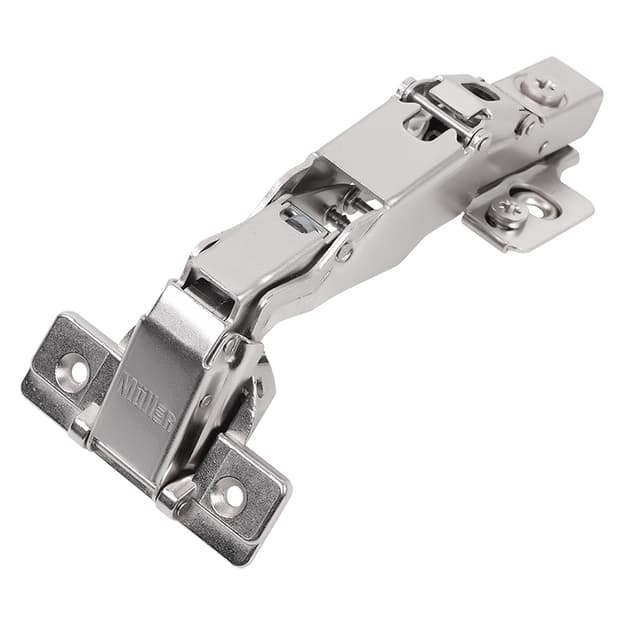Петля Clip-On, 165°, трансформер, с доводчиком, никель, 3D Muller Profi Line Петля Clip-On, 165°, трансформер, с доводчиком, никель, 3D Muller Profi Line