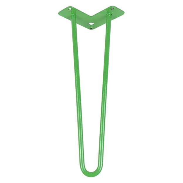 Ножка мебельная HAIRPIN Leg 2ROD Small h36см зеленая Ножка мебельная HAIRPIN Leg 2ROD Small h36см зеленая