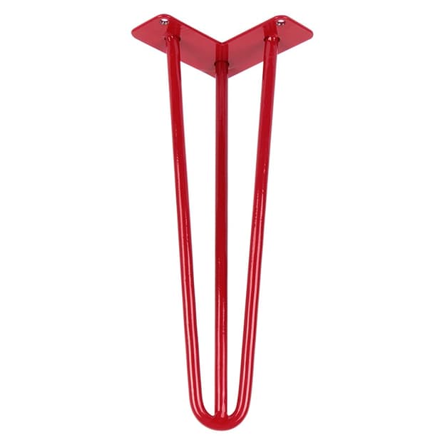 Ножка мебельная HAIRPIN Leg 3ROD Small h36см, бордо