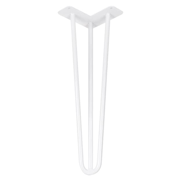 Ножка мебельная HAIRPIN Leg 3ROD Small h41см, белая