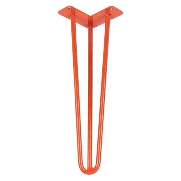 Ножка мебельная HAIRPIN Leg 3ROD Small h41см, оранжевая